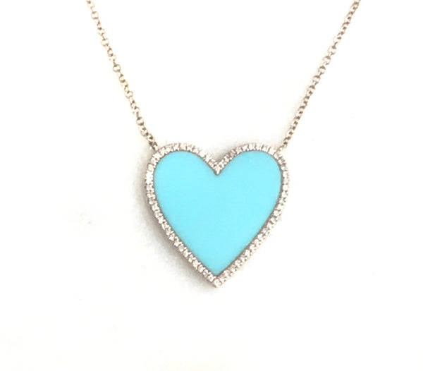 Diamond  Heart Necklace