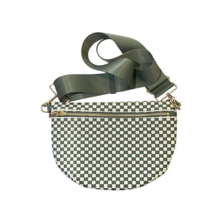 Flat Crossbody Woven Crossbody Bag