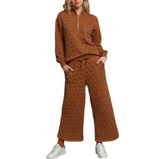 Copper Quilted Set