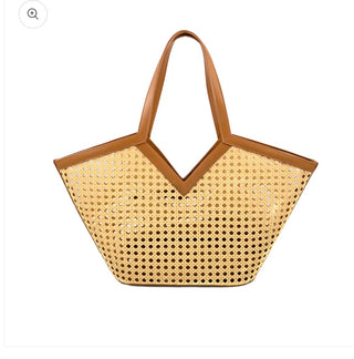 Rattan Summer Tote