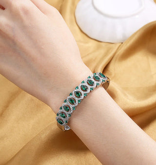 Green CZ Bangle