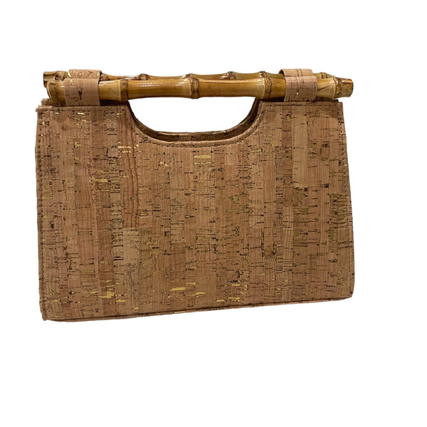 Cork And Bamboo Handbag