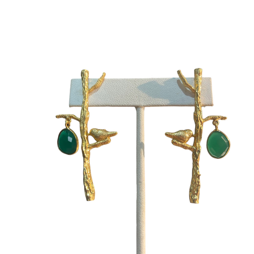 Bird On A Branch Earring