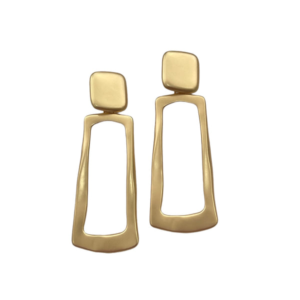 Gold Clip  Earrings