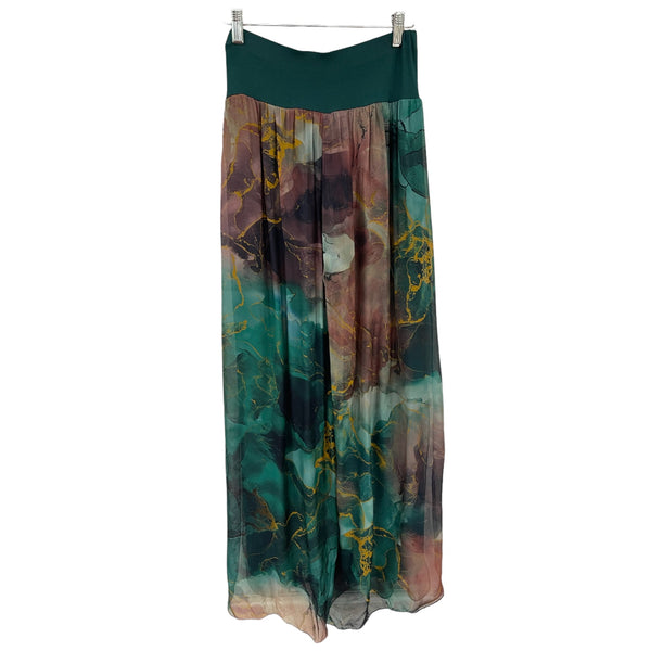 Forest Green Silk Set