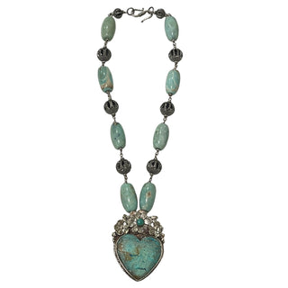 Turquoise Heart Necklace