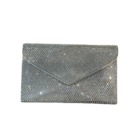 Silver Envelope Clutch