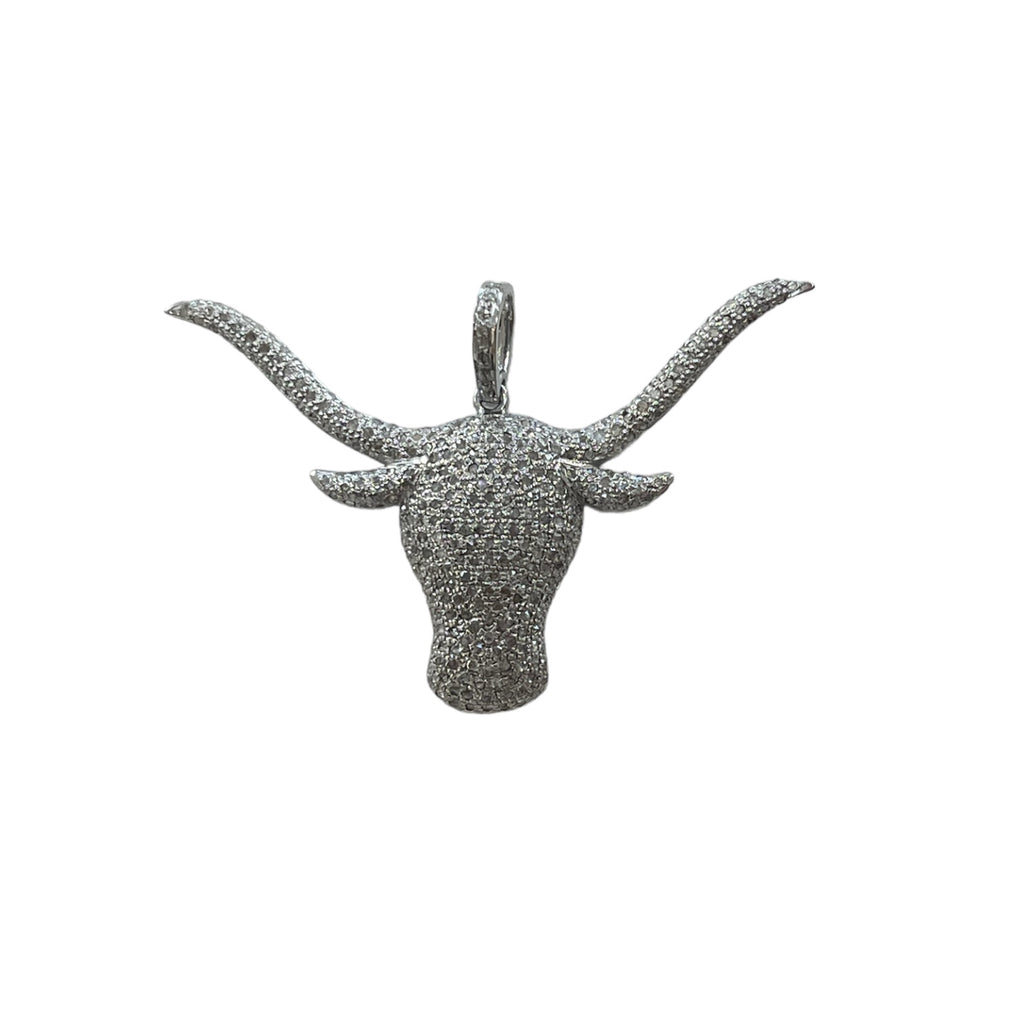 Diamond Longhorn Pendant