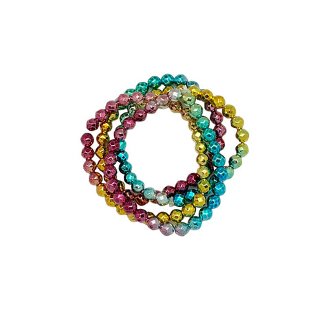 Rainbow Stretch Bracelet Set