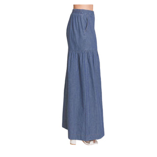 Wide Leg Denim Pant