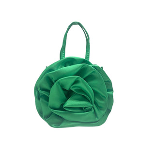 Satin Green Rose Bag
