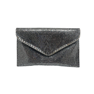 Gunmetal Envelope Clutch