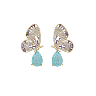 Blue Butterfly Earring