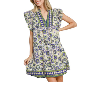 Blue Mix Summer Dress