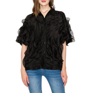 Ruffle Layered Blouse