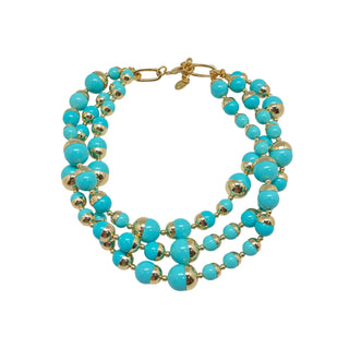 Turquoise Triple Statement Necklace