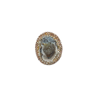 Golden Druzy Ring