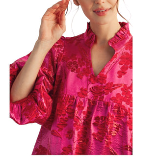 Pink And Red Bubble Holiday Dress