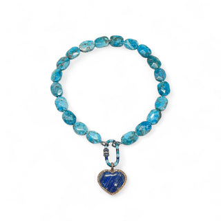 Lapis Heart And Blue Necklace