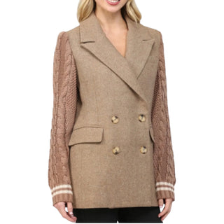 Duly Noted Camel Blazer