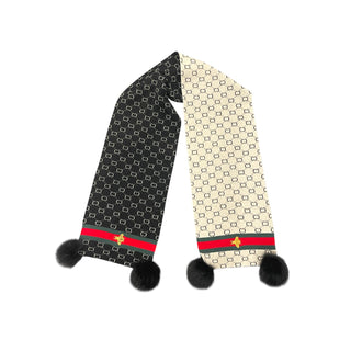 Double Sided Preppy Fox Scarf