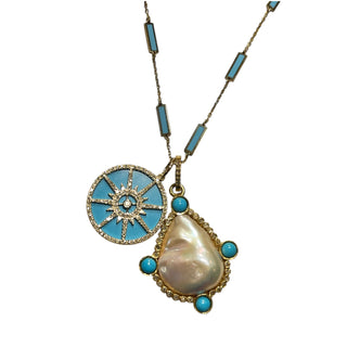 Turquoise Statement Charms