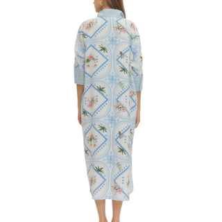 Scarf Print Spring Dress