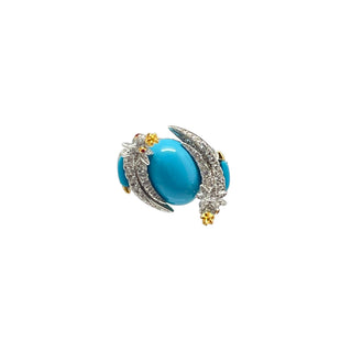 Robins Egg Turquoise Bird Ring
