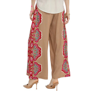 Print Wide Leg Palazzo Pants