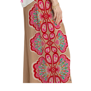 Print Wide Leg Palazzo Pants