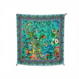 Blue Tea House Scarf