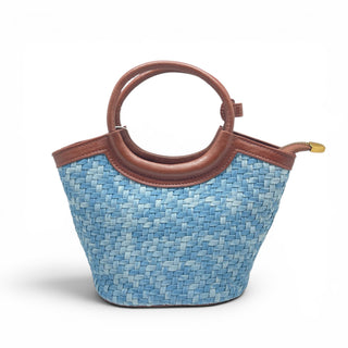 Woven Denim Purse