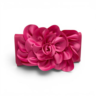 Pink Flower Evening Clutch