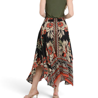 Fall Bohemian Maxi Skirt