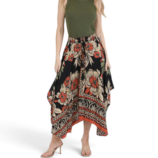Fall Bohemian Maxi Skirt