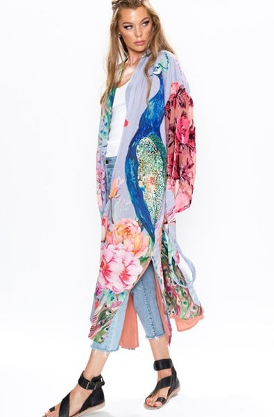 Peacock Kimono