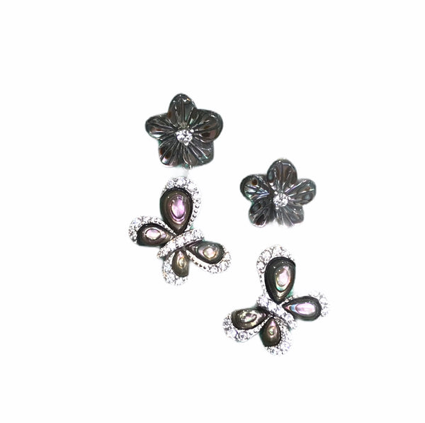 Mother Of Pearl Butterfly Earring