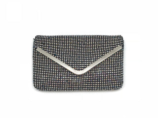 Crystal Mesh Envelope Clutch