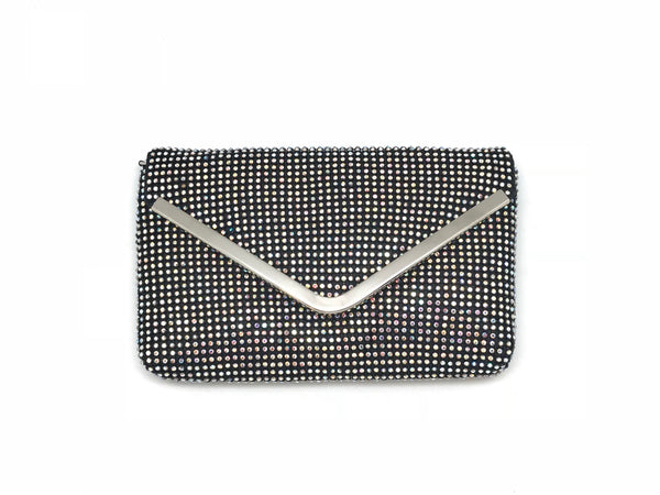 Crystal Mesh Envelope Clutch
