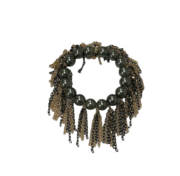 Pearl Fringe Bracelet