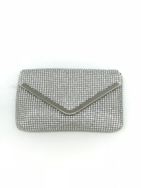Crystal Mesh Envelope Clutch