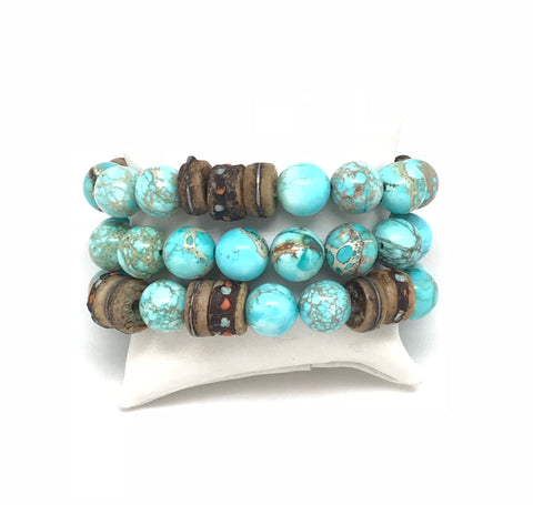 Turquoise Bracelet Set