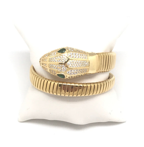 Serpent Double Bracelet Wrap