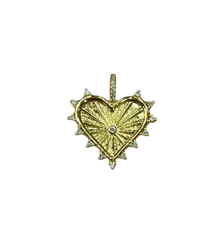 CZ Heart Charm