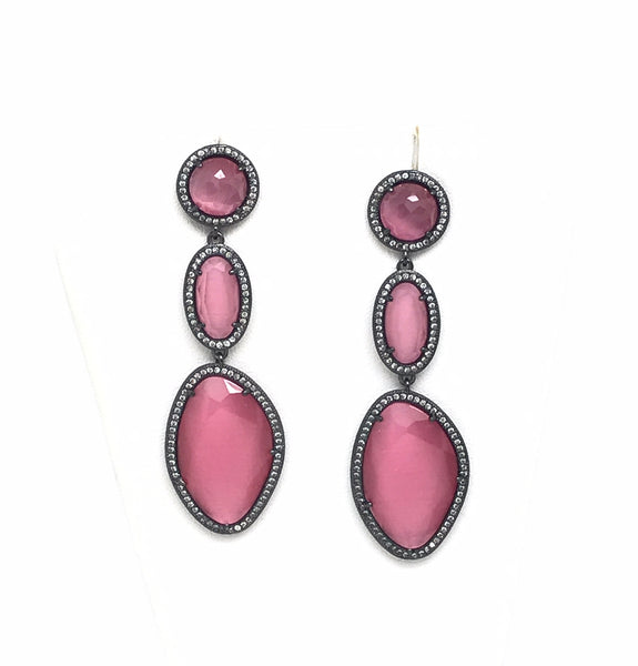 Cats Eye Gemstone Earring