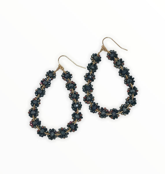 Chalcedony And Laboradite Drop Earring