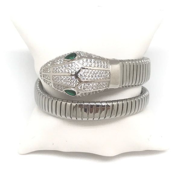 Serpent Double Bracelet Wrap
