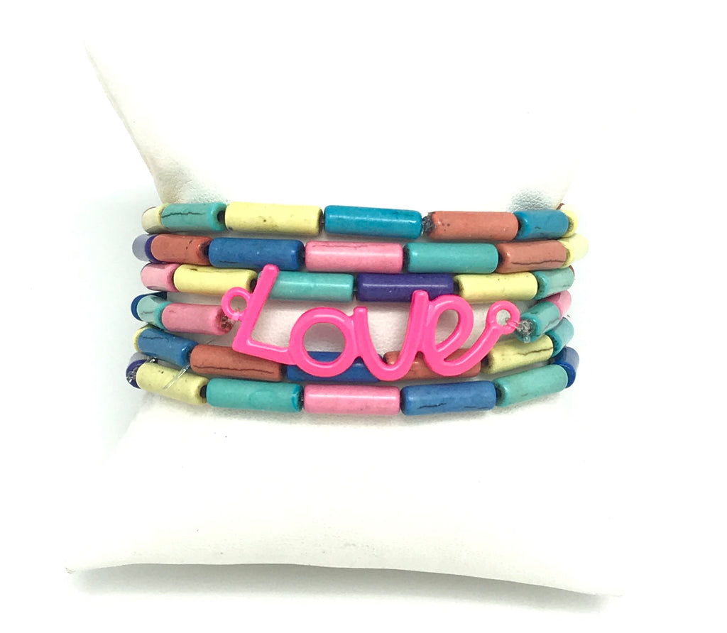 Colorful Love Bracelet Set