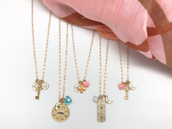 Multi Charm Necklaces