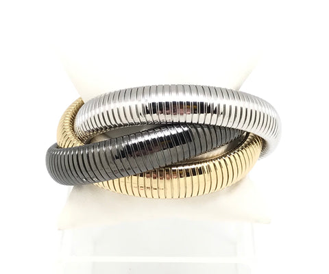Triple Strand  Roller Bracelet